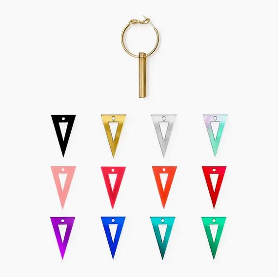 TELLMEE - Accessoire de Boucle d'Oreille TIKA ISOCEL (Différents coloris)