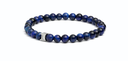 Gemini - Bracelet avec pierre 6mm Oeil de tigre Bleu (gem  dark blue)