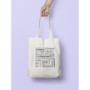 BELGE UNE FOIS - Totebag Blanc BELGICISMES LISTE