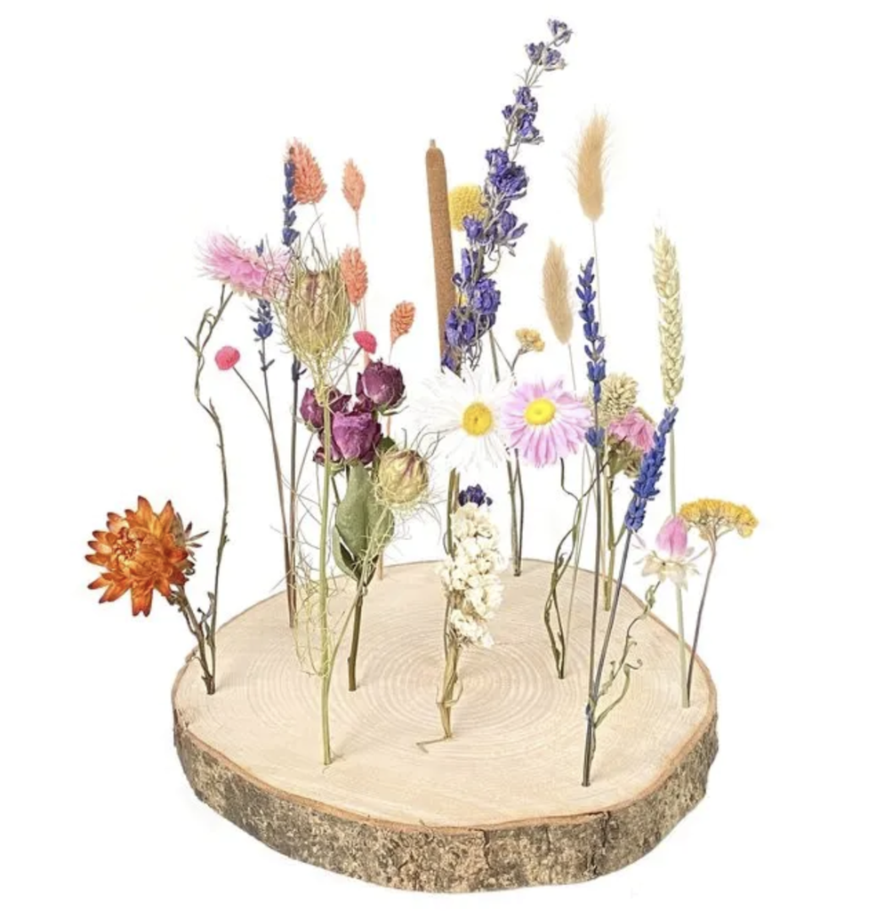 FLINDE - Flowerbar Round WOOD & DRIED XL Fleurs séchées
