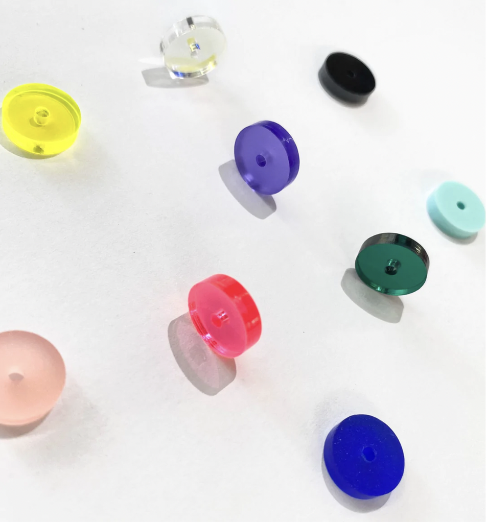 TELLMEE - Accessoire de Boucle d'Oreille TIKA DONUTS (Différents coloris) (Noir)