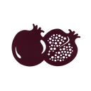FERMOB - Dessous de Plat GRENADE Cerise Noir