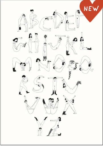 HELEN B - Poster NUDE ABC