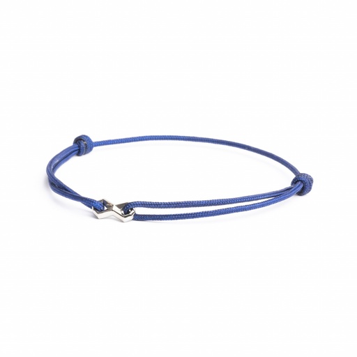 GEMINI - Bracelet INFINITY Blue Silver