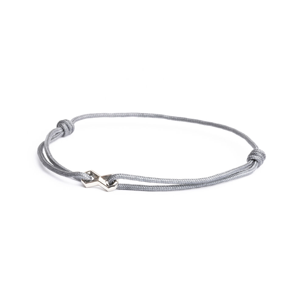 GEMINI - Bracelet INFINITY Grey Silver