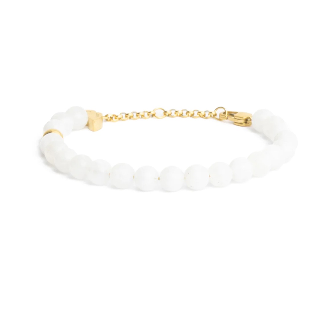 DIDYMA - Bracelet MALIA Blanc (MOONSTONE)