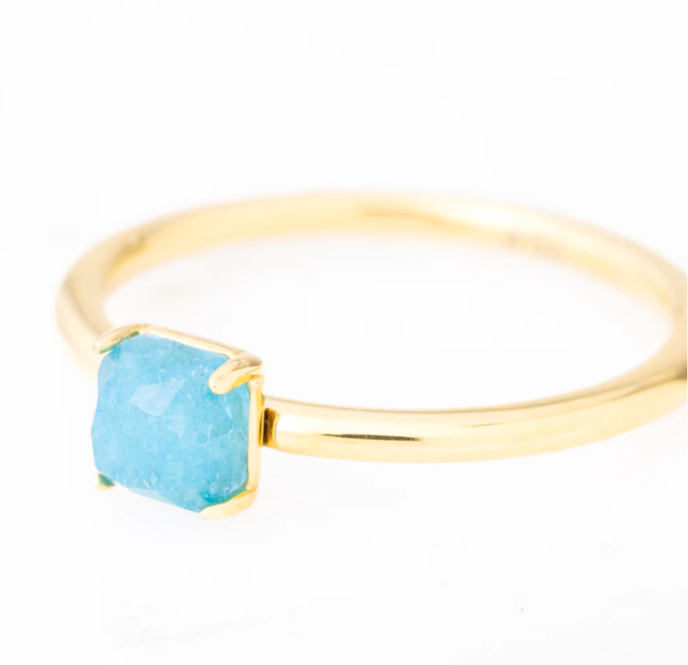 DIDYMA - Bague ATHENA Blue (CRYSTAL)