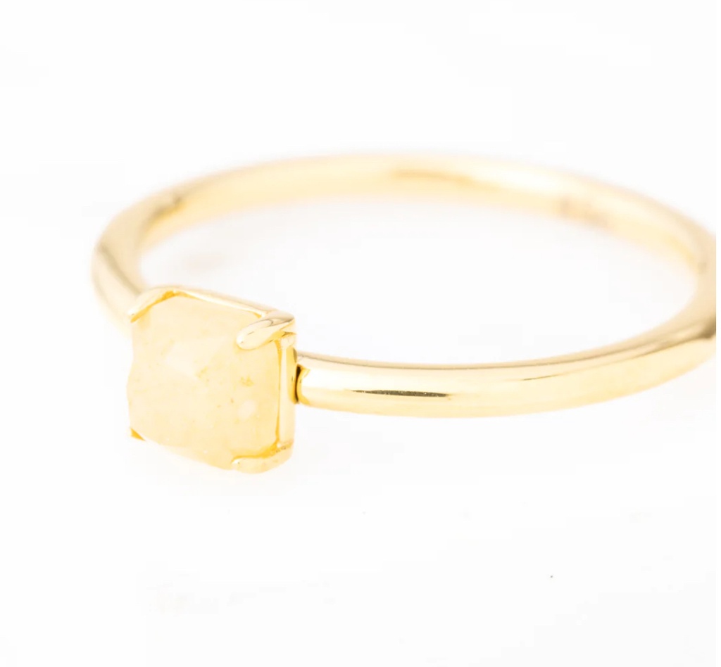DIDYMA - Bague ATHENA Yellow (TOPAZ)