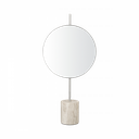 BLOMUS - LAMURA Miroir sur pied en marbre Beige