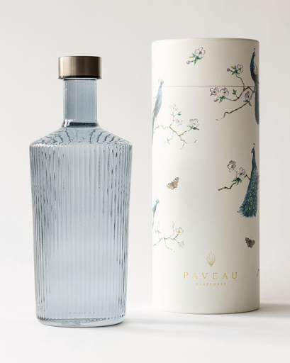 [10082] PAVEAU - Carafe TWILIGHT Bottle (Bleu Gris)