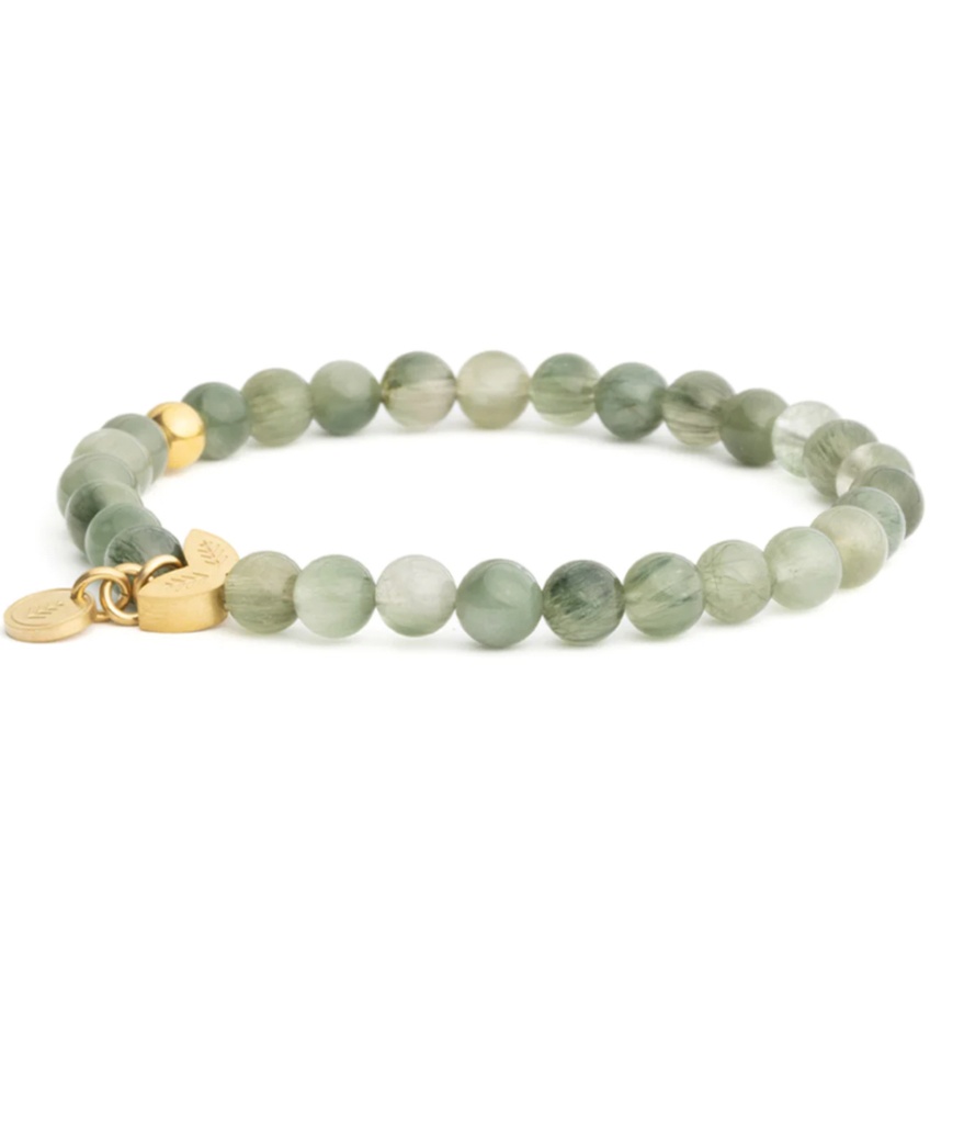 DIDYMA - Bracelet NEA green (MOSS AGATE)