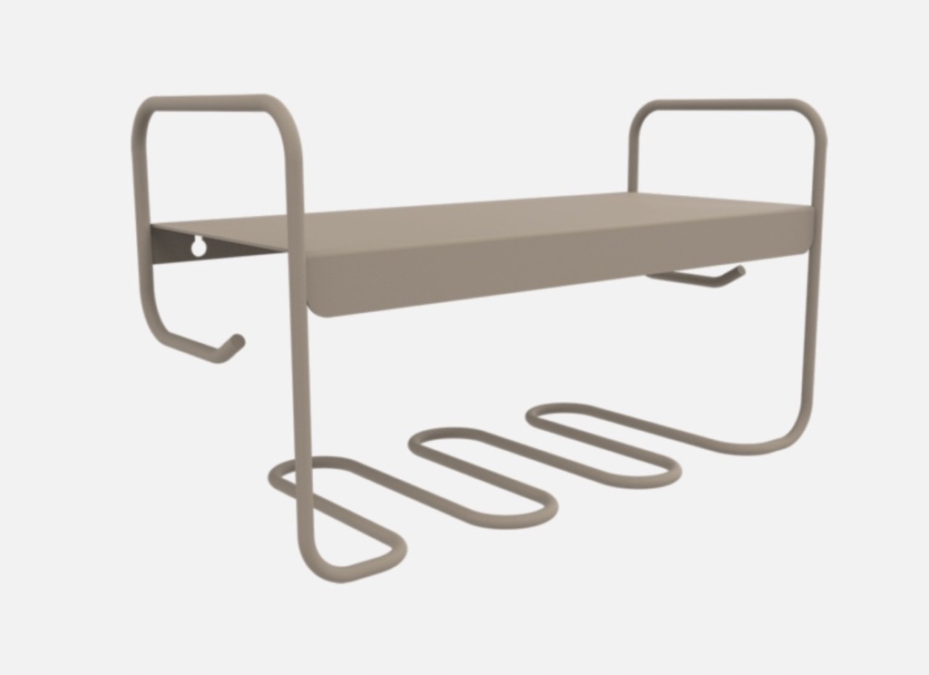 FERMOB - ÉTAGÈRE MURALE PICOLINO (Muscade)