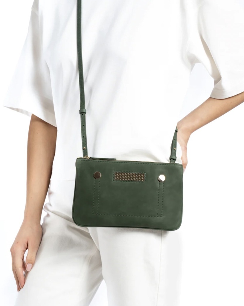 CLIO GOLDBRENNER - Sac MINI Classic (Kaki)