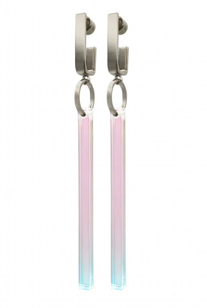 Tellmee - Boucle d'Oreille Line L Irisé (Différents coloris)