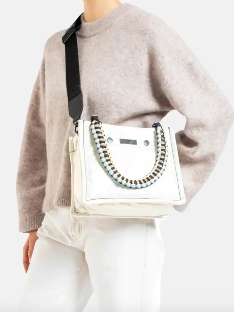 CLIO GOLDBRENNER - Sac Motion MINI FLEX Pearl/Fluo pink