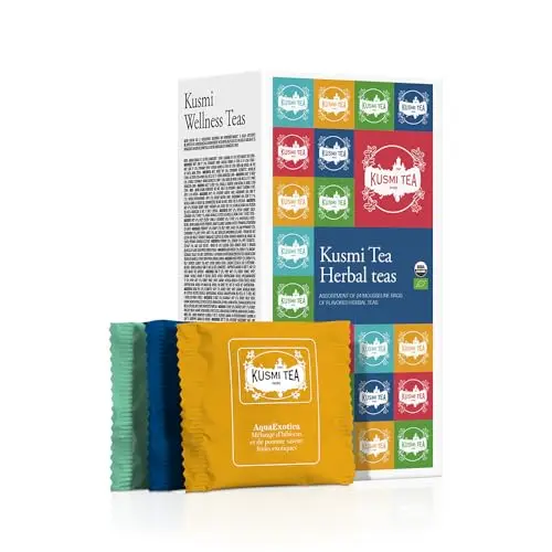 KUSMI TEA - Boîte 24 Sachets-Mousseline LES INFUSIONS