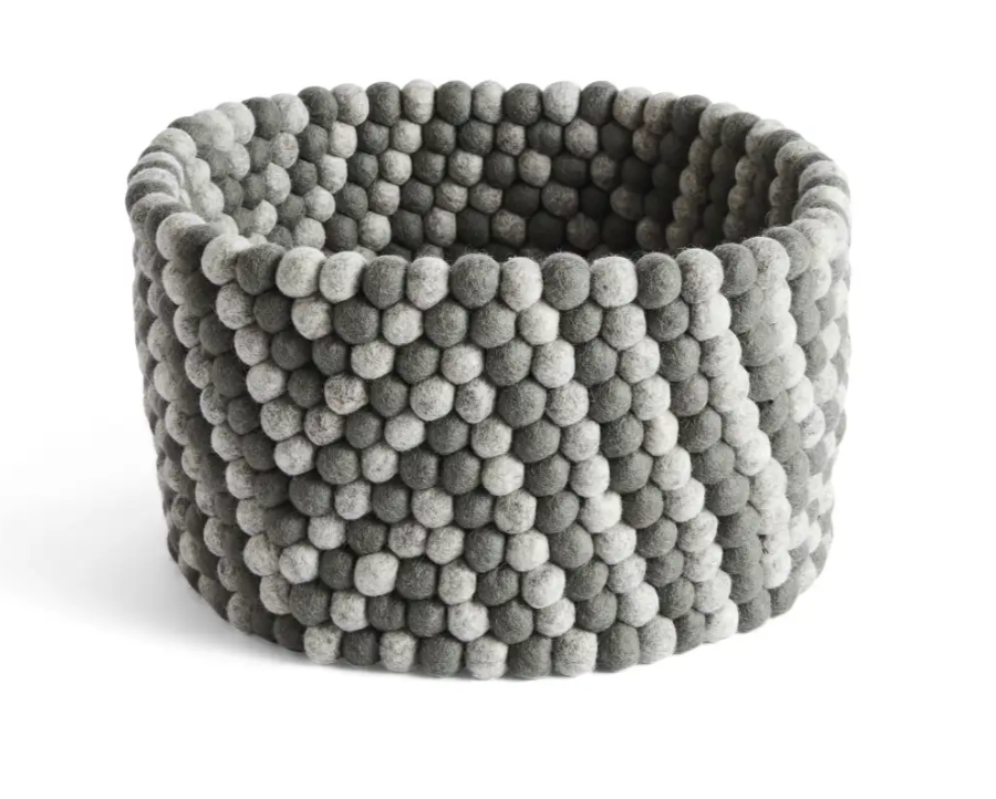 HAY - Panier BEAD BASKET Grey