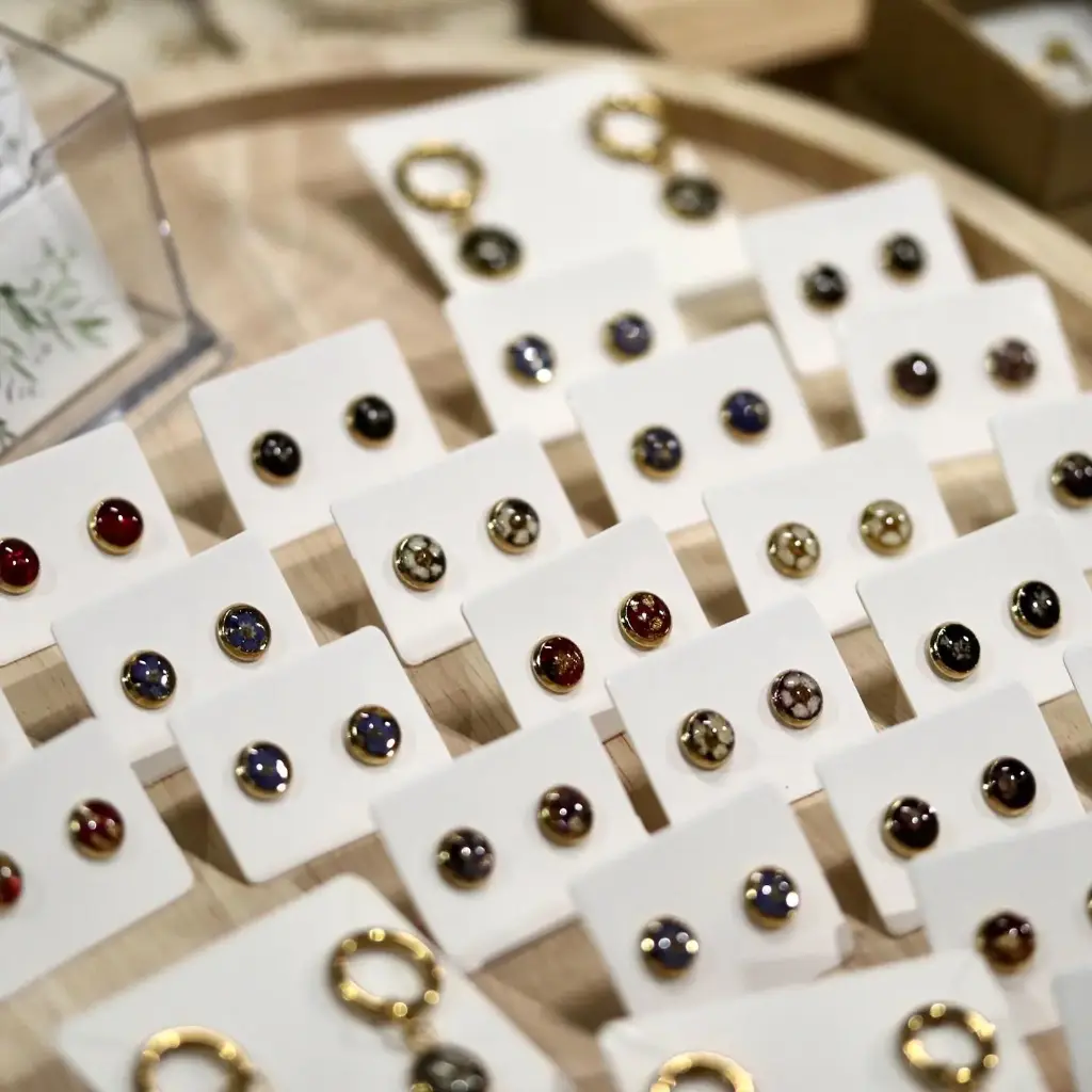 OXALIS - Boucles d'oreilles FLEURS XS/PUCES