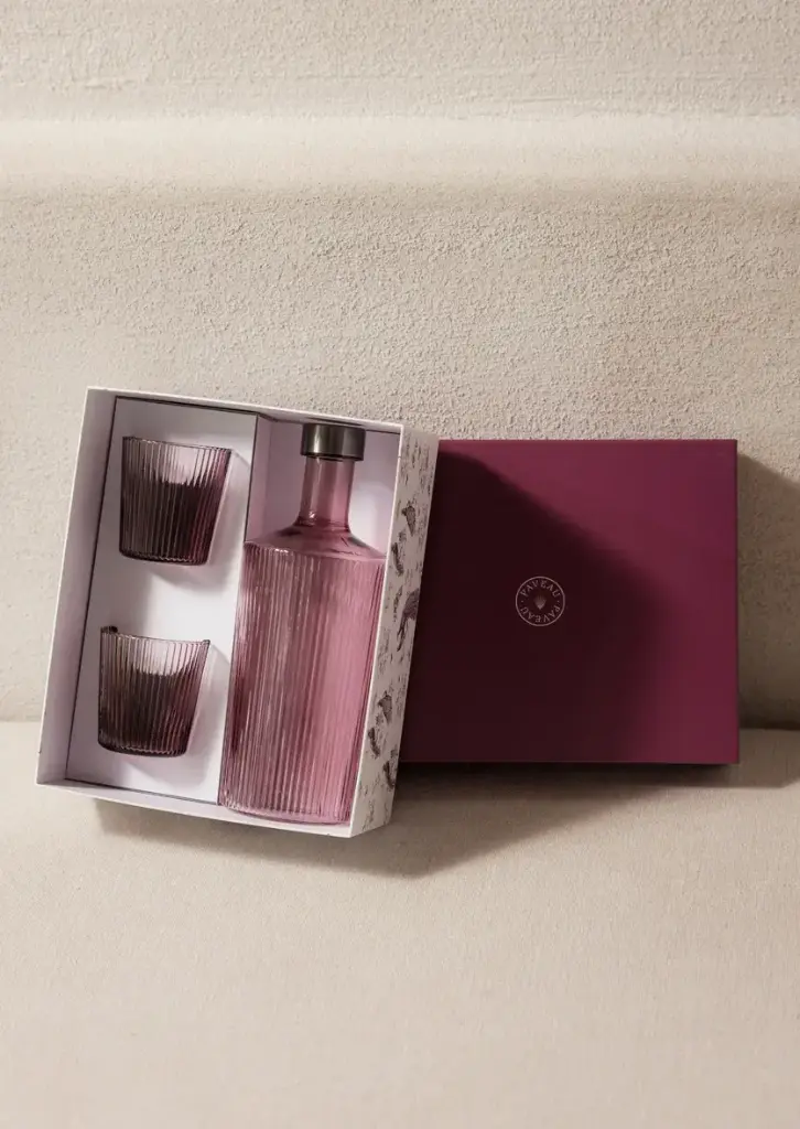 PAVEAU - Coffret Carafe et 2 verres BROOME Bottle (Bordeaux)