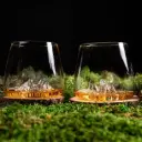 ALASKAN MAKER - Set de 2 verres TOPOGRAPHIC : Tre cime & Monte Rosa