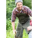 ALASKAN MAKER - Tablier fendu en Toile waxée N°690 Vert olive