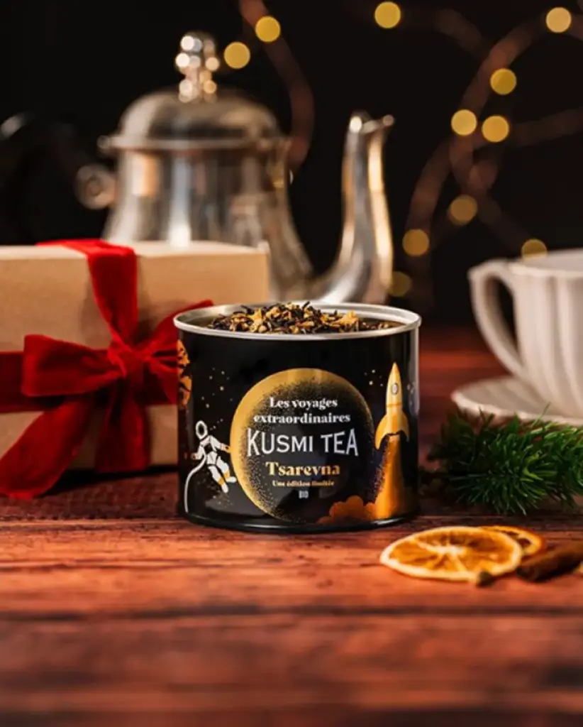 KUSMI TEA - TSAREVNA Thé noir Bio de Noël (Édition Limitée 2025) Boite 120g