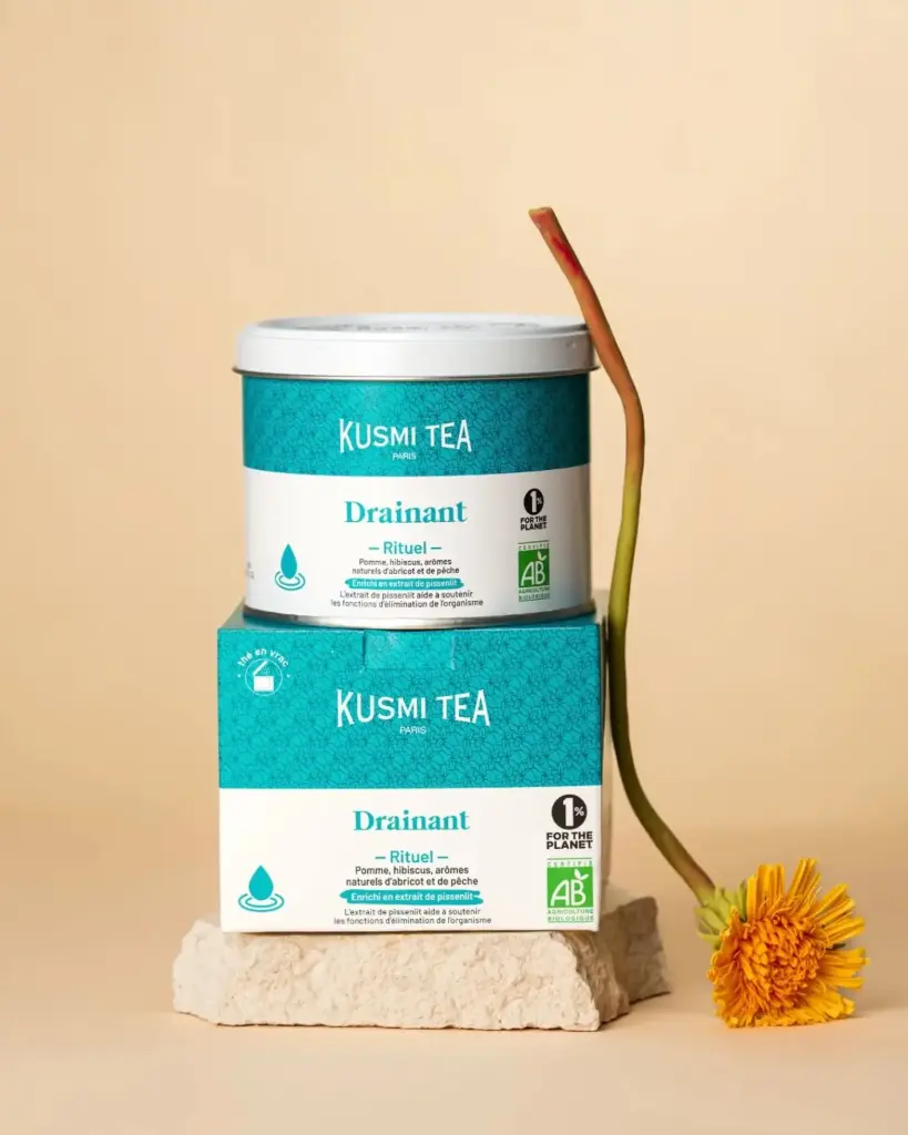 KUSMI TEA - RITUEL drainant (Boite 100g Bio)