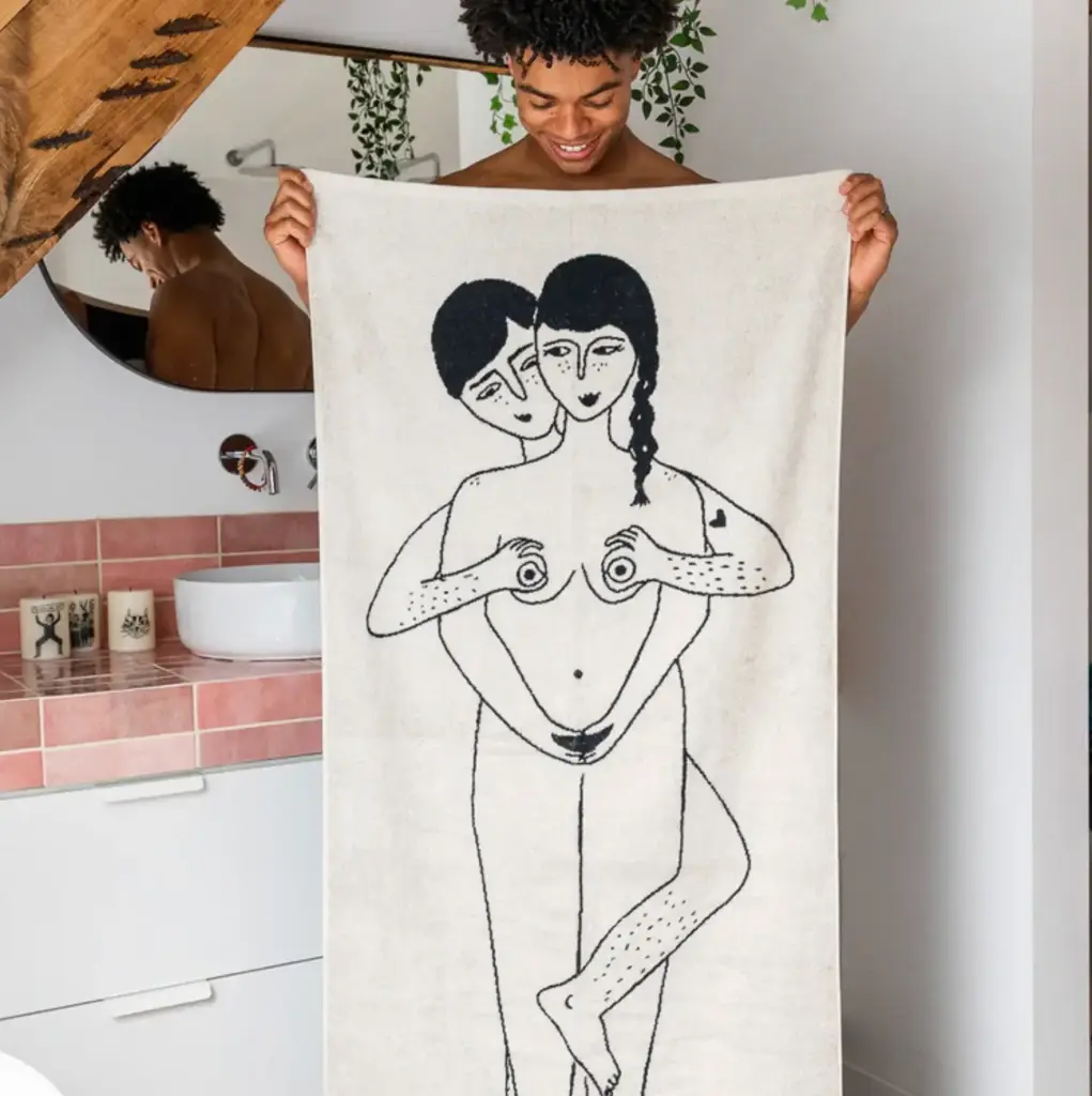 HELEN B - Essuie de BAIN 70x140 cm Couple Everywhere