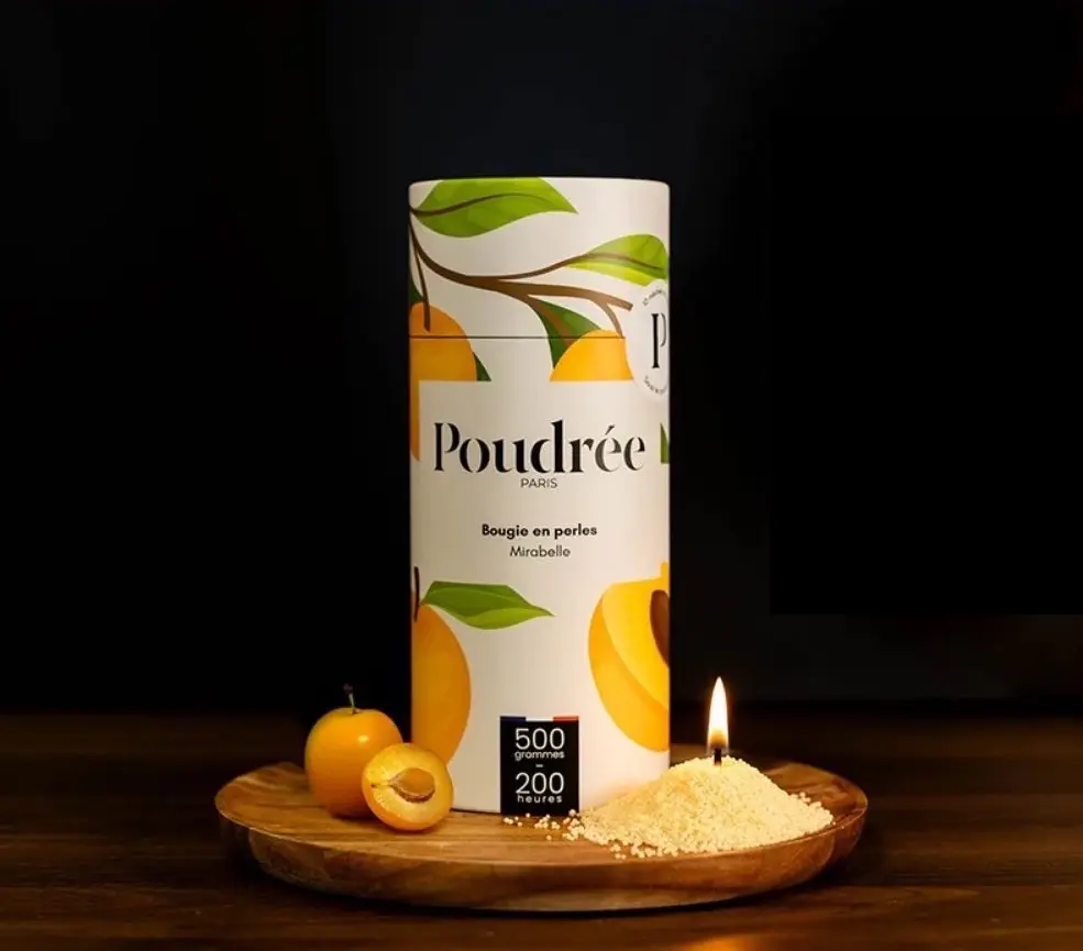 POUDREE PARIS - Recharge Parfumée de Bougie 500gr MIRABELLE