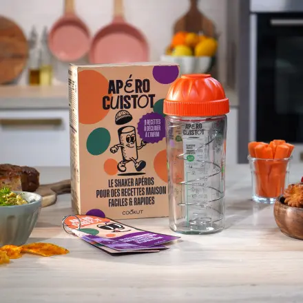 COOKUT - Shaker APERO CUISTOT 9 recettes à salé