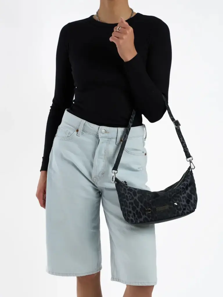 CLIO GOLDBRENNER - Sac STELLA Nylon Léopard