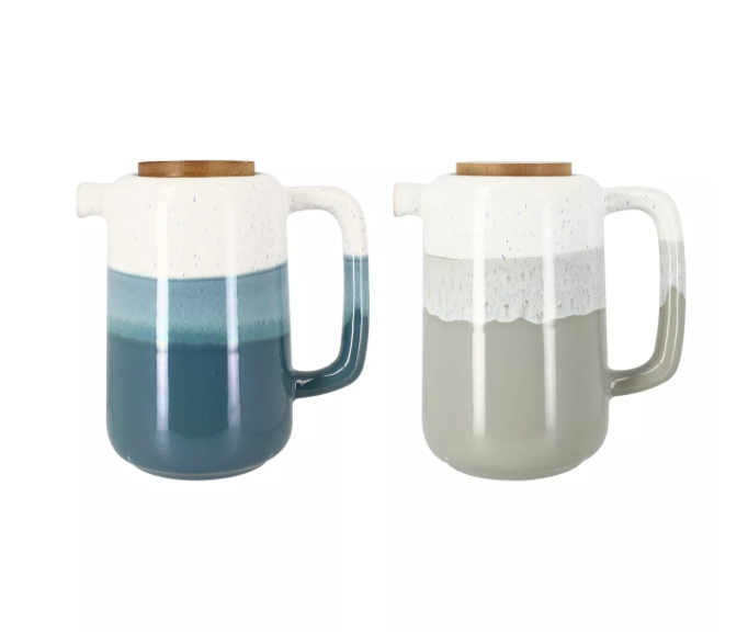 OGO LIVING - Théière riga 1l en grès Riga (verre ou bleu)