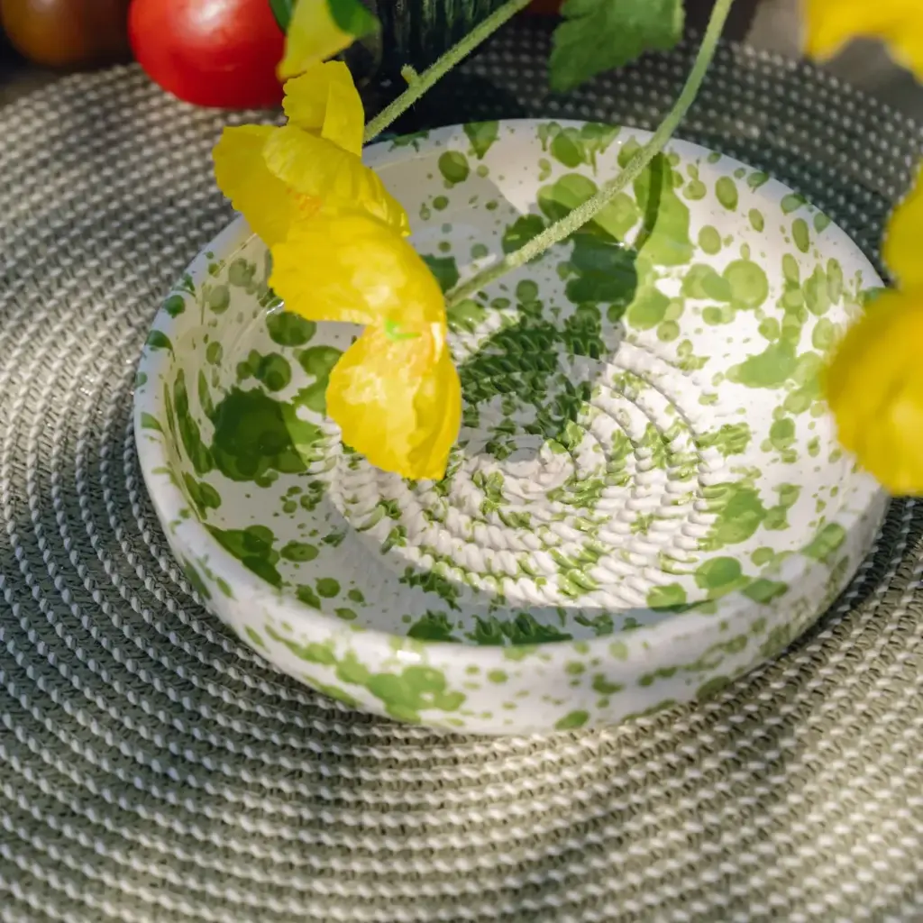 ALFAR TIERRA COCIDA - Bol/Grattoir Medium MUSGO Vert