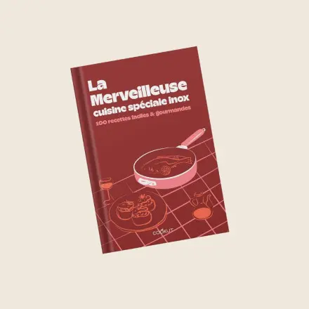 [MERL01-0325] COOKUT - LA MERVEILLEUSE Gamme Inox LIVRE de recettes