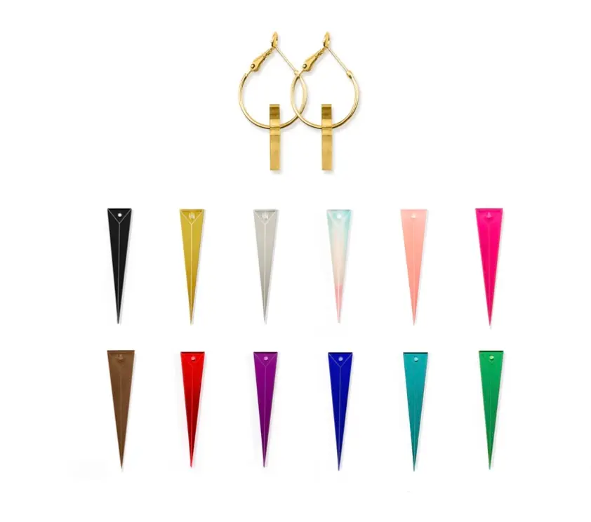 TELLMEE - Accessoire de Boucle d'Oreille TIKA TRIOS (Différents coloris)