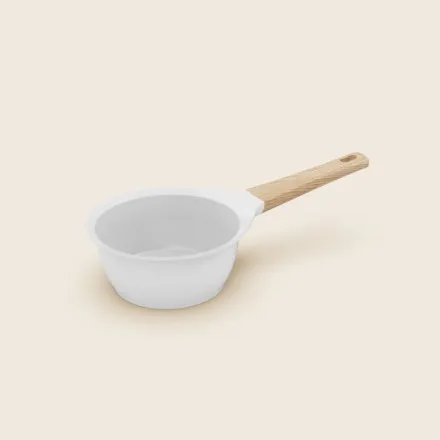 COOKUT - L'incroyable POELON CASSEROLE 16cm (poignée non-amovible) (Blanc)