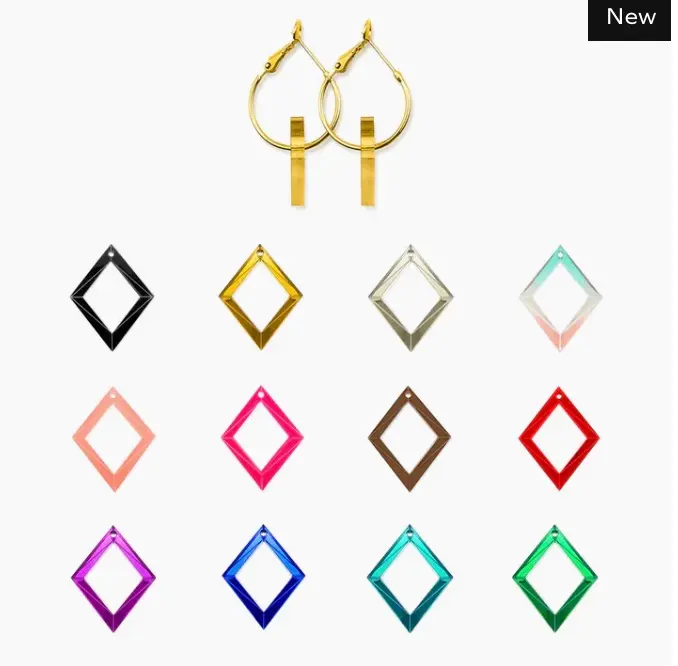 TELLMEE - Accessoire de Boucle d'Oreille TIKA  ASTRA (Différents coloris)