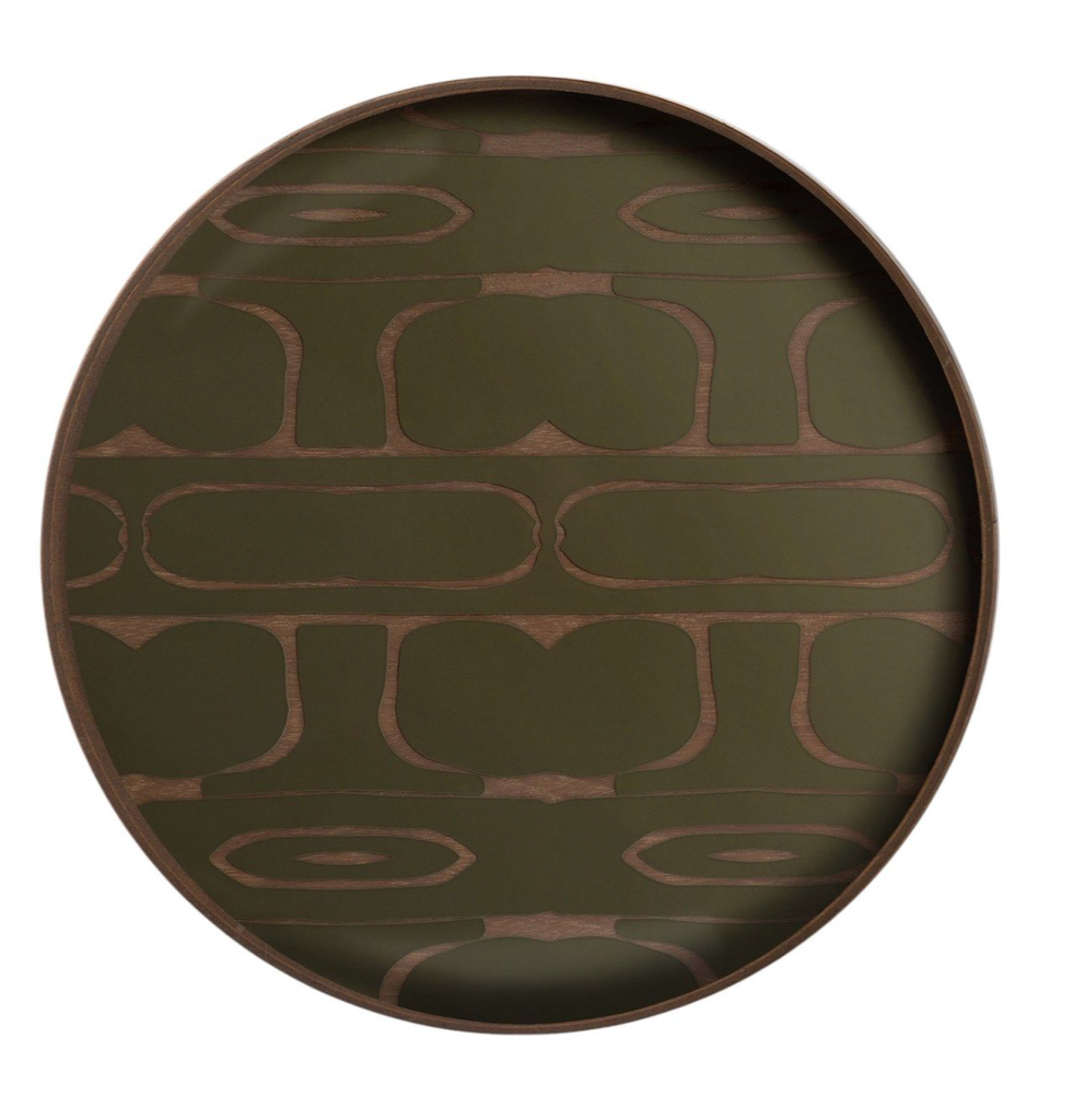 ETHNICRAFT - Plateau MINI ROND 30cm ORGANIC second nature