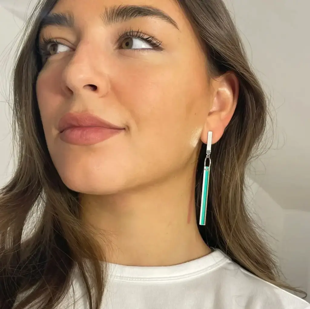 Tellmee - Boucle d'Oreille LINE L Irisé (Différents coloris) (Doré)