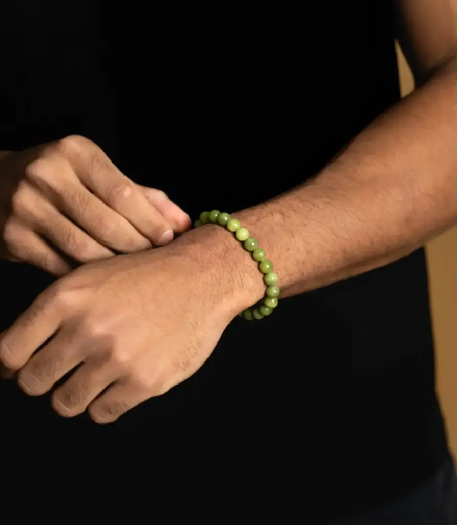 Gemini - Bracelet avec pierre SELVA 8mm  (XS)