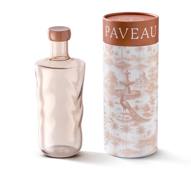 [30004] PAVEAU - Carafe SWIRL Glow Bottle 0.75L (Terracotta)