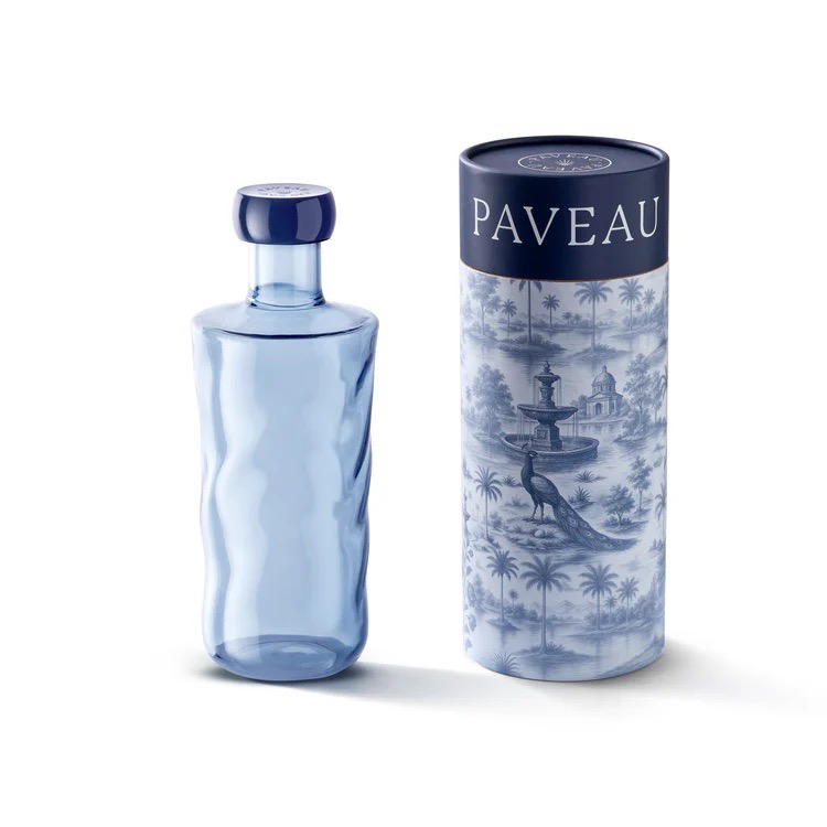 [30001] PAVEAU - Carafe SWIRL Midnight Bottle 0.75L (Bleu foncé)