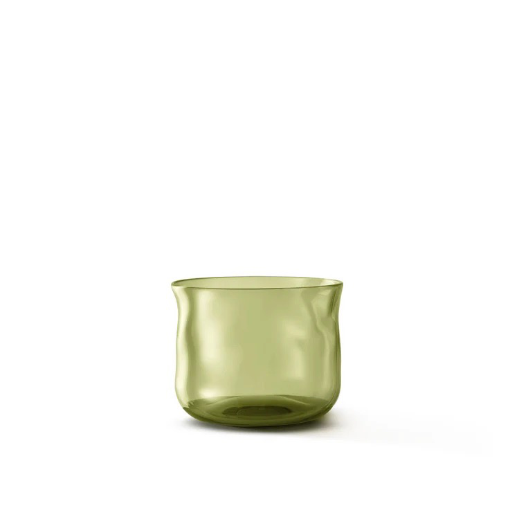 [30027] PAVEAU - Verre SWIRL Small Tumbler Set de 2 MOSS (Vert mousse)