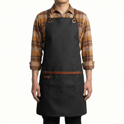 [707-N] ALASKAN MAKER - Tablier imperméable en PU N°707 Noir