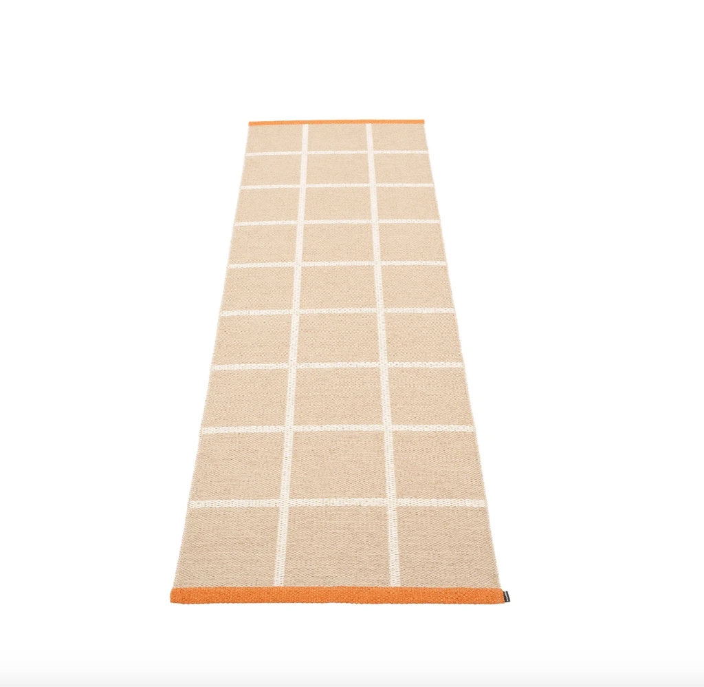 PAPPELINA - Tapis CRISS (Différents coloris & dimensions) (Beige, 70x150cm)