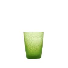 MEMENTO - Verre soufflé LINEA BALY Lime