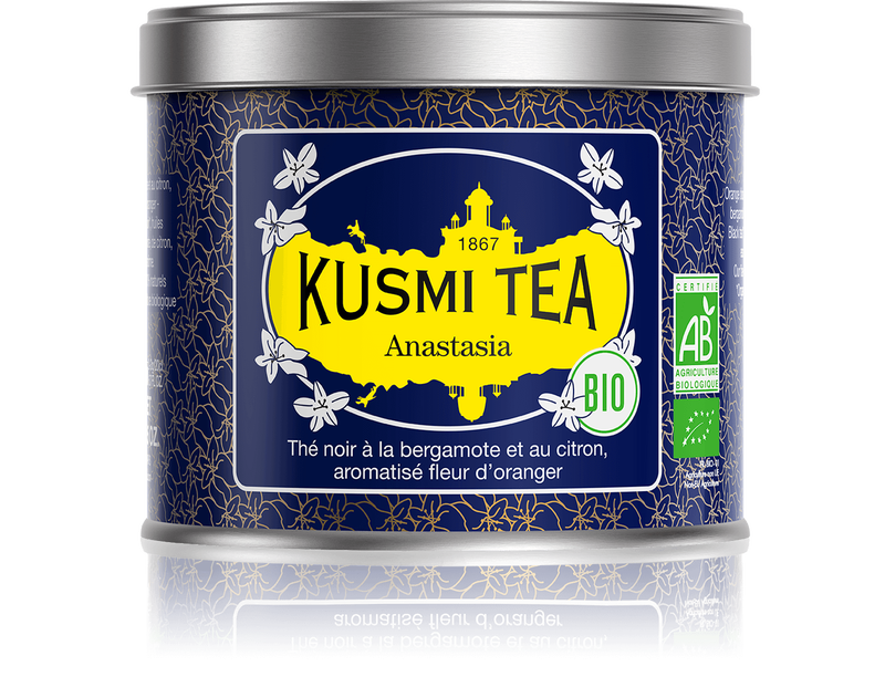 KUSMI TEA - ANASTASIA Bio Thé noir (boite 100g)