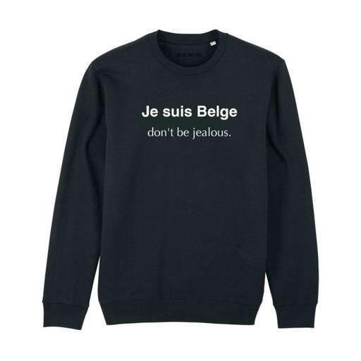 BELGE UNE FOIS - Sweat Homme "JEALOUS Bleu"