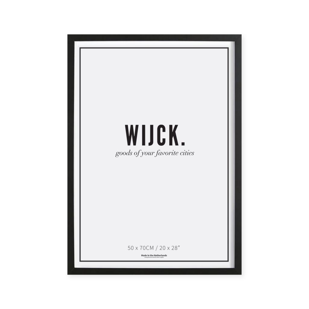 WIJCK - Cadre FRAME Noir A4