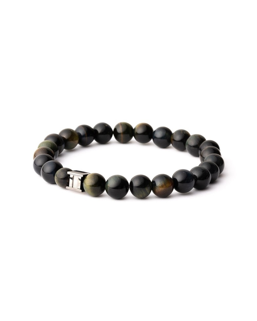 Gemini - Bracelet avec pierre Evergreen 8mm